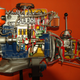 Un motor diésel. Wikimedia Commons